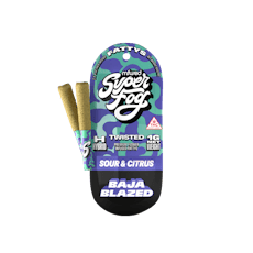 Mfused - Super Fog Baja Blazed TWISTED Fatty Infused Pre-Rolls 0.5g x 2pk