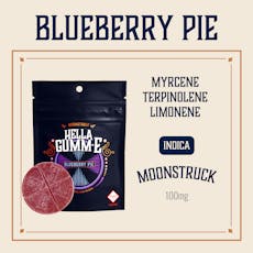 ELEVATE - HELLA GUMM-E - GUMMIES - 100MG - 1PK - BLUEBERRY PIE - INDICA