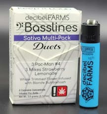 Decibel Farms Baselines 'Apricot Smacks/ Cafe Durban' Infused Pre-Rolls 6pk