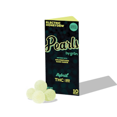 Gron | Pearls | Electric Honeydew | Hybrid | 10pk Solventless Hash Rosin Pearls | 100mg