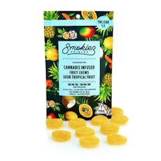 Sweet Tropical Fruit Sativa Gummies 1:1 CBD:THC 10mg | 10-Pack