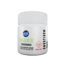 CHILL MEDICATED - TOPICALS - 1000MG THC / 1000MG CBD - BODY RUB MAXX 1:1