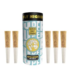 GDF: Infused Pre-Roll Pack | Puff Pastry x Heavy Fog #1 | Super J's | 0.5g ea | 5pk