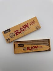 Raw - Classic Pre Roll Cones - 1 1/4 Size - 20pk