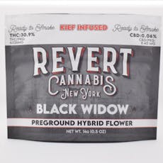 Revert | Black Widow | Kief Infused Ground Flower | Hybrid | 14g