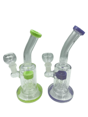 LuvBuds - 8" Slime Bent 6-Arm Tree Perc Hanger Rig