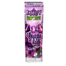 Juicy Hemp Wraps - 2 Toasted Hemp Wraps (Purple Gelato)