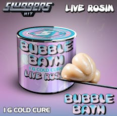 Sluggers Bubble Bath Cold Cure Live Rosin 1g