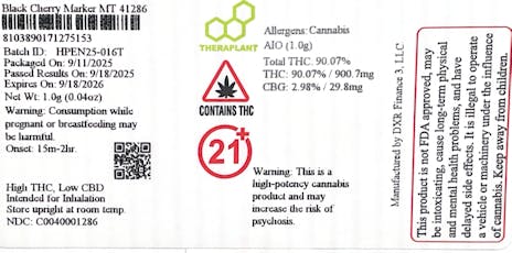 Black Cherry Marker MT 41286