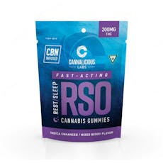 Mixed Berry RSO Rest Gummies, 200mg