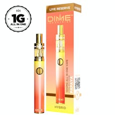 Dime Live Resin Papaya Disposable 1g