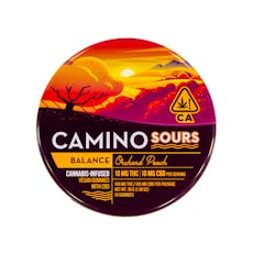 Camino | Orchard Peach Gummies (1:1 THC:CBD - 200mg Total)