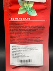 Buddies Flavors Peppermint Kush Flavored Cartridge 1g
