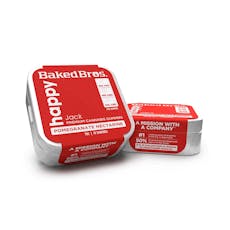 Baked Bros Gummies Pomegranate Nectar Happy - 100mg 1:1:1 THC:CBD:CBG