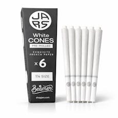 JARS Cones 1 1/4" White 6pk