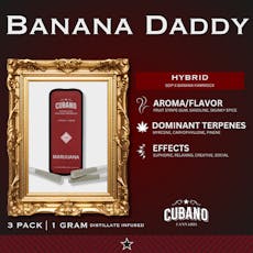 Banana Daddy | Infused Pre-Roll 1g (3ct)