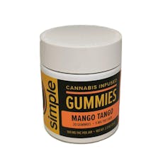 Mango Gummies | 100mg THC | Simple VT