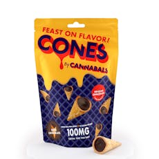 CANNABALS | CONES | DARK CHOCOLATE | 100MG