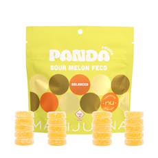 Panda: FECO Gummies | Sour Melon | 300mg | 20pk