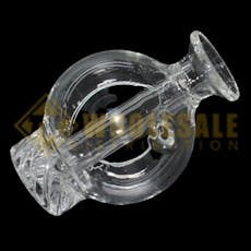 Glass Bubble Carb Cap w/ Side Hole