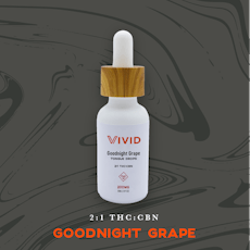 VIVID - TINCTURE - 200MG THC / 100MG CBN - 2:1 GOODNIGHT GRAPE