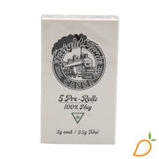 2.5g 5pk White Wedding Dogwalker Prerolls Flower of Life