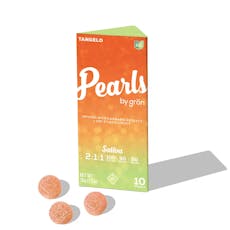 Grön - 2:1:1 CBC:CBG Tangelo Pearl Gummies (S) 10pk - 100mg
