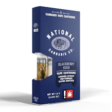 National Cannabis - Blackberry Kush Cart - 1g