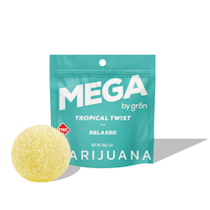 Gron - 100mg MEGA Pearl (1pk) - INDICA Tropical Twist