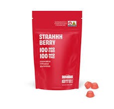 Strahhhberry 1:1 THC:CBD 10pk 100mg-H