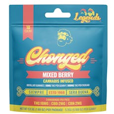 Chonged Gummies 100 MG Mixed Berry 10:2:2 (100 MG THC / 20 MG: CBD, CBN)
