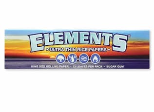 Elements | King Size Rice Rolling Papers