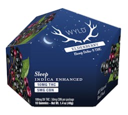 WYLD - Elderberry 2:1 THC:CBN Gummies