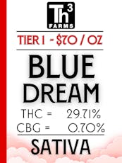 TH3 Farms - BLUE DREAM - Tier 1 Flower