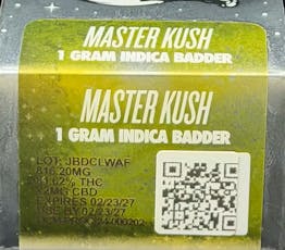 Jetpacks. | badder | Master Kush | 1g