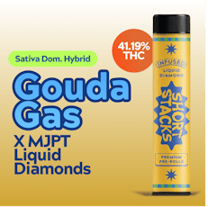 North Lake Supply | Gouda Gas x MJPT Liquid Diamond Infused (H) Liquid Diamond Infused Pre Rolls | 2 Pack (1g)