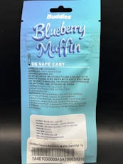 Buddies Flavors Blueberry Muffin Cartridge 1g