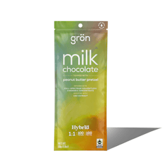 Milk Chocolate Peanut Butter Pretzel Bar | 200mg | 1:1 | THC:CBD | 20-Pieces