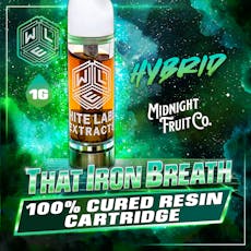 White Label Extracts - That Iron Breath Cured Resin - Cartridge - 1g