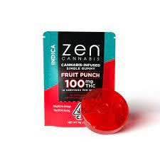 Indica Fruit Punch Single Gummy Zen
