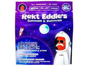 RKT Hyper Galactic Granddaddy Purple Gummy 50mg THC + 50mg CBD 6606226907