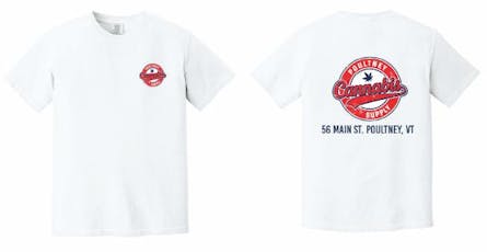 PCS - Md. White T-Shirt w/Red/White Circle Logo