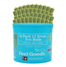 Feel Goods Variety (S) Blue Dream (H) Lemon Kush (S) MAC (H) Permanent Cherries Preroll 40 Pack 20g