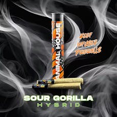 Animal House Infused Pre-Rolls .75g/2pk - Sour Gorilla
