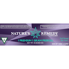 Glitter Bomb x Sweet Tea .5g Preroll by Nature's Remedy