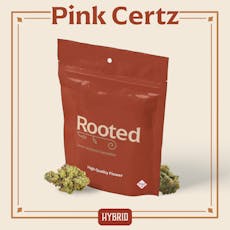 ROOTED - PREPACK - 3.5G - PINK CERTZ - HYBRID