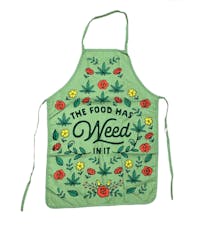 Crazy Dog T-Shirts: Apron | The Food Has Weed In It