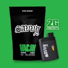 SAVVY STRUT Vacay Peaches & Cream Disposable Vape 2g