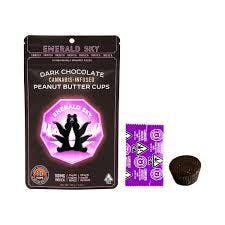 Emerald Sky Dark Chocolate Indica 10pc Peanut Butter Cups