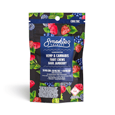 Sour Jamberry Fruit Chews THC/CBN 5:1 - 1000mg (Medical)